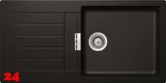 SCHOCK Kchensple Signus D-100L Cristadur Nano-Granitsple / Einbausple mit Drehexcenter