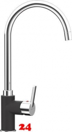 SCHOCK Küchenarmatur Simi Cristalite® Basic Line Einhebelmischer Festauslauf 360° schwenkbarer Auslauf