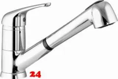 AQUA CUCINA® Küchenarmatur Basic T9515 Einhebelmischer Chrom mit Schlauchbrause schwenkbar Niederdruck AQUA CUCINA® Küchenarmatur Basic T9515 Einhebelmischer Chrom mit Schlauchbrause schwenkbar Niederdruck