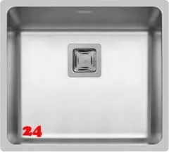 Pyramis Kchensple Lume (45x40) 1B Einbausple Flachrand / Flchenbndig Siebkorb als Stopfen- oder Drehknopfventil