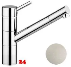 AQUA CUCINA® Küchenarmatur Pepper 40008-ESO Einhebelmischer Steelfinish PVD mit Zugauslauf schwenkbar AQUA CUCINA® Küchenarmatur Pepper 40008-ESO Einhebelmischer Steelfinish PVD mit Zugauslauf schwenkbar