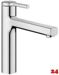 KWC Kchenarmatur Ava 2.0 10.461.022.000FL Einhebelmischer Chrom mit Festauslauf (125361)