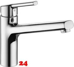 KWC Kchenarmatur Luna-E 10.441.023.000FL Einhebelmischer Chrom mit Festauslauf (123818)