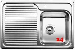 BLANCO Kchensple Classic 40 S Edelstahlsple / Einbausple mit Siebkorb als Stopfenventil und Handbettigung