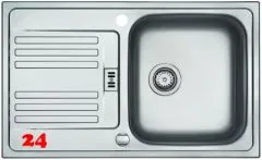 ✅ FRANKE K�chensp�le Euroform EFX 614-78 Einbausp�le / Edelstahlsp�le mit Einbaurand mit Siebkorb als Drehknopfventil