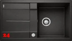 BLANCO Kchensple Metra 5 S Silgranit PuraDurII Granitsple / Einbausple mit Drehknopfventil