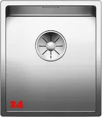 BLANCO Kchensple Claron 340-IF Edelstahlsple / Einbausple Flachrand mit Ablaufsystem InFino und Handbettigung