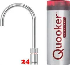 QUOOKER Nordic Round 100C Armatur Solohahn Chrom als Kochendwasser Armatur (PRO3NSRCHR)