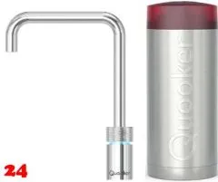 QUOOKER Nordic Square Combi (+) B 100°C Armatur Solohahn Chrom als Kochendwasser Armatur (COMBI+NSSCHR) QUOOKER Nordic Square Combi (+) B 100°C Armatur Solohahn Chrom als Kochendwasser Armatur (COMBI+NSSCHR)
