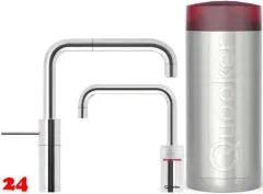 QUOOKER Nordic Square Twintaps Combi (+) B Einhebelmischer Chrom & 100°C Armatur als Set (COMBI+NSMSCHRTT) QUOOKER Nordic Square Twintaps Combi (+) B Einhebelmischer Chrom & 100°C Armatur als Set (COMBI+NSMSCHRTT)