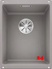 BLANCO Subline 320-U Silgranit PuraDurII Granitsple / Unterbaubecken Ablaufsystem InFino mit Handbettigung