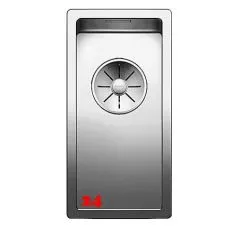 BLANCO Kchensple Claron 180-U Edelstahlsple / Unterbausple mit Ablaufsystem InFino und Handbettigung
