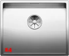 BLANCO Kchensple Claron 500-U Edelstahlsple / Unterbausple mit Ablaufsystem InFino und Handbettigung