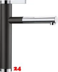 BLANCO Küchenspüle Linee-S Silgranit®-Look Einhebelmischer mit Zugauslauf 130° schwenkbarer Auslauf BLANCO Küchenspüle Linee-S Silgranit®-Look Einhebelmischer mit Zugauslauf 130° schwenkbarer Auslauf