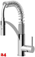 AQUA CUCINA® Küchenarmatur Lago-S Semi Pro 45003-00 Einhebelmischer Chrom mit Pendelbrause schwenkbar AQUA CUCINA® Küchenarmatur Lago-S Semi Pro 45003-00 Einhebelmischer Chrom mit Pendelbrause schwenkbar