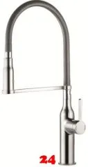 KWC Kchenarmatur Sin Highflex CR 10.261.432.000FL Einhebelmischer Chrom mit Pendelbrause (122280)