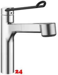 KWC Vita Pro 2.0 10.521.033.000LLFL Einhebelmischer Chrom mit Zugauslauf mit Brause geeignet Medizinischer Bereich (125248) KWC Vita Pro 2.0 10.521.033.000LLFL Einhebelmischer Chrom mit Zugauslauf mit Brause geeignet Medizinischer Bereich (125248)