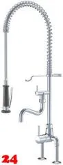 KWC Gastro CR 24.503.114.000-A200-SB Einhebelmischer Gewerbe mit Pendelbrause fr die Profikche (121294)
