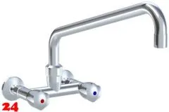 KWC Gastro CR K.24.42.24.000C86-A450-WA Zweigriffmischer Gewerbe Wandarmatur fr die Profikche (118406)