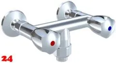 KWC Gastro CR K.24.42.17.000C86-WA Zweigriffmischer Gewerbe Wandarmatur fr die Profikche (118397)