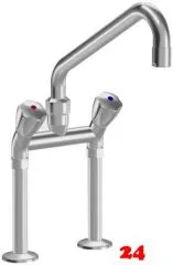 KWC Gastro CR K.24.42.43.000C74 Zweigriffmischer Gewerbe Gastroarmatur fr die Profikche (118413)