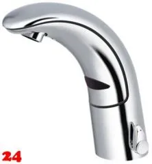 KWC IQUA Tronic K.12.JK.52.000N23 Automatik Armatur Chrom Infrarotsensorik berhrungslos Waschtisch (K.12.JK.52.000N23)