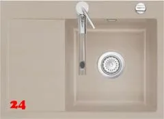 Systemceram KeraDomo MERA 70-PREMIUM-FL Keramikspüle / Einbauspüle für die flächenbündige Montage Systemceram KeraDomo MERA 70-PREMIUM-FL Keramikspüle / Einbauspüle für die flächenbündige Montage