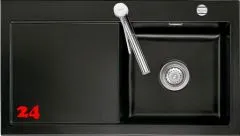 Systemceram KeraDomo MERA 90-PREMIUM-FL Keramikspüle / Einbauspüle für die flächenbündige Montage Systemceram KeraDomo MERA 90-PREMIUM-FL Keramikspüle / Einbauspüle für die flächenbündige Montage
