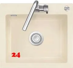 Systemceram KeraDomo MERA 57-BASIC-FL Keramikspüle / Einbauspüle für die flächenbündige Montage Systemceram KeraDomo MERA 57-BASIC-FL Keramikspüle / Einbauspüle für die flächenbündige Montage