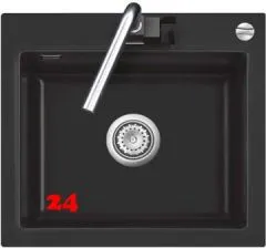 Systemceram KeraDomo MERA 57-PREMIUM-FL Keramikspüle / Einbauspüle für die flächenbündige Montage Systemceram KeraDomo MERA 57-PREMIUM-FL Keramikspüle / Einbauspüle für die flächenbündige Montage