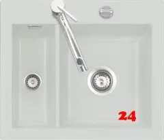 Systemceram KeraDomo MERA 60-BASIC-FL Keramikspüle / Einbauspüle für die flächenbündige Montage Systemceram KeraDomo MERA 60-BASIC-FL Keramikspüle / Einbauspüle für die flächenbündige Montage