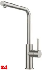 Systemceram KeraDomo K�chenarmatur Skiva Edelstahl massiv Einhebelmischer mit Festauslauf 360� schwenkbar