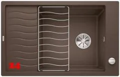 BLANCO Elon XL 6 S-F Silgranit® PuraDur®II Granitspüle Flächenbündig Ablaufsystem InFino mit Drehknopfventil BLANCO Elon XL 6 S-F Silgranit® PuraDur®II Granitspüle Flächenbündig Ablaufsystem InFino mit Drehknopfventil