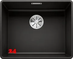 BLANCO Subline 500-F Silgranit® PuraDur®II Granitspüle Flächenbündig Ablaufsystem InFino mit Handbetätigung BLANCO Subline 500-F Silgranit® PuraDur®II Granitspüle Flächenbündig Ablaufsystem InFino mit Handbetätigung