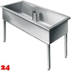 KWC PROFESSIONAL Sirius Werkraumbecken SIRX752 Reinigungsbecken Edelstahl mit Standrohrventil (1500x600mm) KWC PROFESSIONAL Sirius Werkraumbecken SIRX752 Reinigungsbecken Edelstahl mit Standrohrventil (1500x600mm)