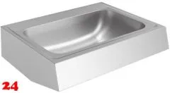 KWC PROFESSIONAL Anima Waschtisch CM700N Einzelwaschtisch CONFORT f�r Wandmontage ohne �berlauf und ohne Hahnlochbohrung (3600005551)