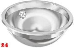 ✅ KWC PROFESSIONAL Rondo Rundbecken RNDH260 Einbau-/ Unterbaubecken hochglanzpoliert berlauf rund