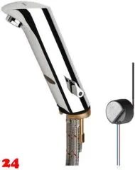 KWC PROFESSIONAL Protronic-S Elektronik Standbatterie AQUA134 DN 15 fr Waschanlagen, opto-elektronisch gesteuert mit Wandeinbau-Netzteil