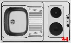 PYRAMIS Kchensplelement / Pantryabdeckung (100x60) 1B 1D ELEKTRO Montage auf Unterschrank