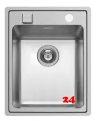 PYRAMIS Kchensple Pella (41x52) 1B HLB Einbausple Flachrand / Flchenbndig mit Drehknopfventil