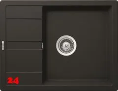 SCHOCK Kchensple Manhattan D-100 Cristalite Granitsple / Einbausple Basic Line mit Drehexcenter