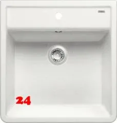 BLANCO Spülstein Panor 60 Keramik PuraPlus® Keramikspüle mit Hahnlochbank Siebkorb als Stopfenventil BLANCO Spülstein Panor 60 Keramik PuraPlus® Keramikspüle mit Hahnlochbank Siebkorb als Stopfenventil