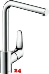 HANSGROHE Kchenarmatur Focus M41 Chrom Einhebelmischer 280 mit Festauslauf, 1jet Schwenkbereich einstellbar (31817000)
