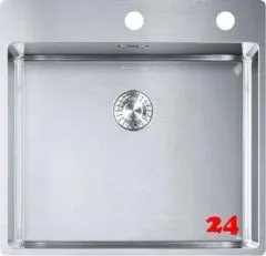 FRANKE Kchensple Box BXX 210-50 A Edelstahlsple Slimtop / Flchenbndig mit Integralablauf und Drehknopfventil