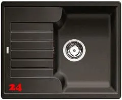 BLANCO Kchensple Zia 40 S Silgranit PuraDurII Granitsple / Einbausple mit Handbettigung