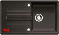 BLANCO Kchensple Zia 5 S Silgranit PuraDurII Granitsple / Einbausple mit Drehknopfventil