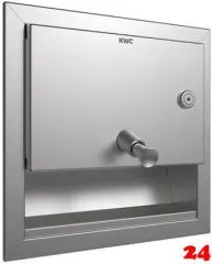 KWC PROFESSIONAL Rodan Seifenspender RODX619EN Unterputzmontage manueller Betrieb ohne Nachfüllmedien KWC PROFESSIONAL Rodan Seifenspender RODX619EN Unterputzmontage manueller Betrieb ohne Nachfüllmedien