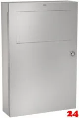 KWC PROFESSIONAL Rodan Abfallbehälter RODX604 für die Aufputzmontage Fassungsvermögen zirka 13 Liter KWC PROFESSIONAL Rodan Abfallbehälter RODX604 für die Aufputzmontage Fassungsvermögen zirka 13 Liter