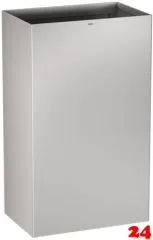 KWC PROFESSIONAL Rodan Abfallbehälter RODX605S für die Aufputzmontage Fassungsvermögen zirka 18 Liter KWC PROFESSIONAL Rodan Abfallbehälter RODX605S für die Aufputzmontage Fassungsvermögen zirka 18 Liter