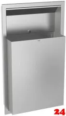 KWC PROFESSIONAL Rodan Abfallbehälter RODX605E inkl. Sackhalterung E-RODX605N für die Unterputzmontage KWC PROFESSIONAL Rodan Abfallbehälter RODX605E inkl. Sackhalterung E-RODX605N für die Unterputzmontage